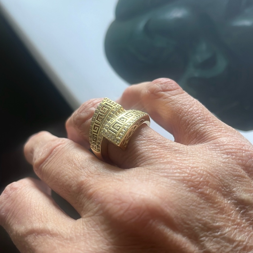 GG GOLDTONE Ring size 8-NEW